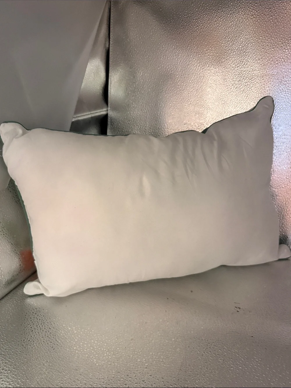 Water color pillows.One square and rectangle with roses and greenery.